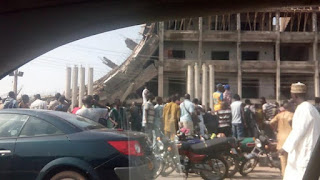 shopping complex collapses in Abeokuta