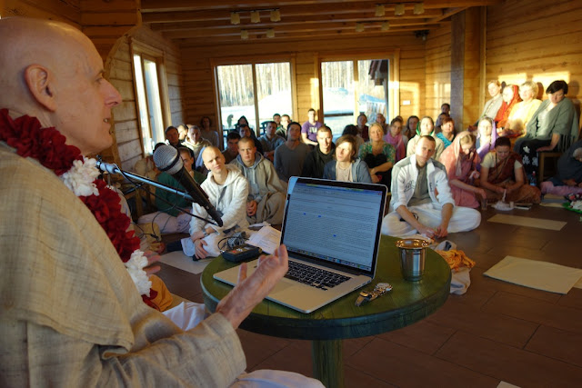 Sankarshan Das in Ecstatic Holy Name Retreat, Lithuania