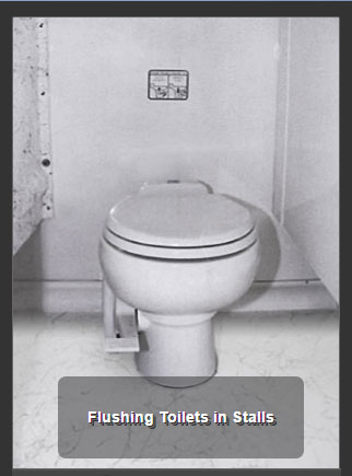 The Restroom Trailer Porcelain Toilet