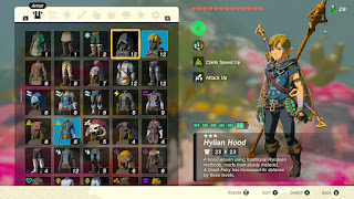 two different Hylian Hoods in the inventory