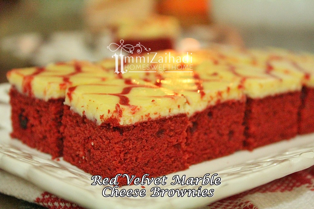 Home Sweet Home: Red Velvet Marble Cheese Brownies