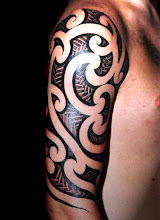 Unique Tribal Arm Tattoo for Man