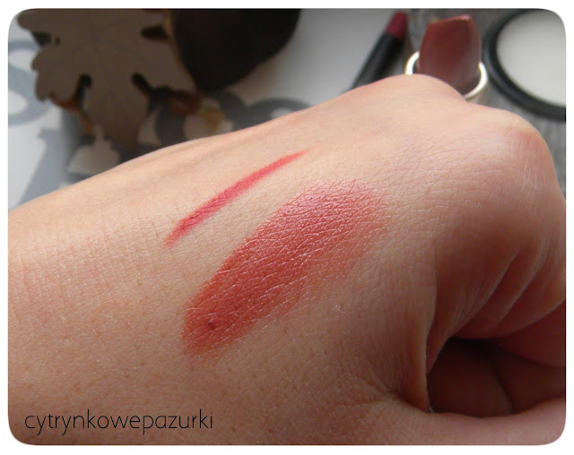 Pomadka Wibo Glossy Nude nr 3 i kredka Nude Lips nr 3