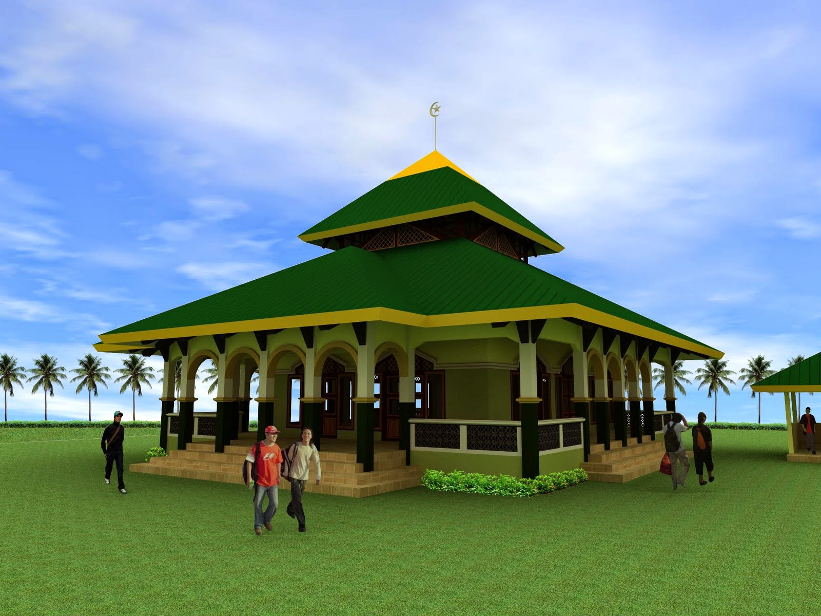  Desain  Masjid  Modern Desain  Properti Indonesia