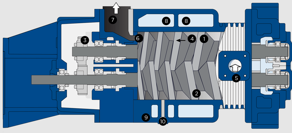 Tìm hiểu về bơm chân không trục vít/Dry screw vacuum pump