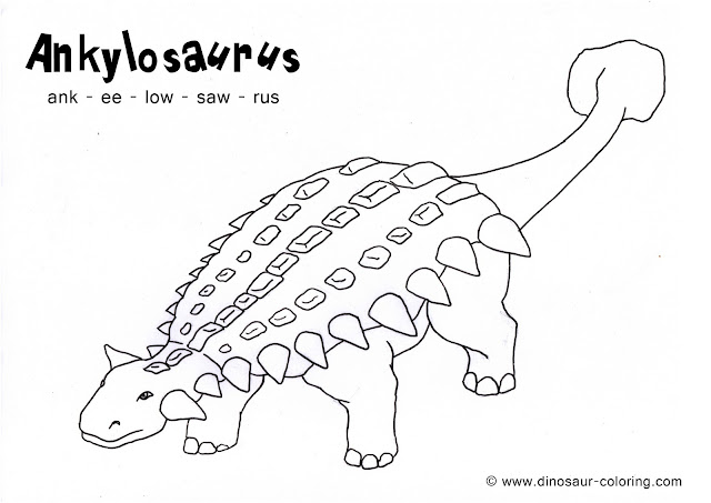 realistic dinosaurs coloring pages for children picture