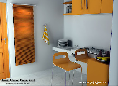 Gambar Model Dapur Sederhana on Wong Sipil Karo Arsitek  Desain Interior Dapur Kecil Mungil Minimalis