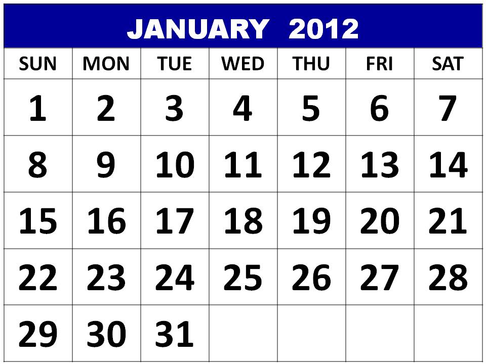 january 2012 calendar printable. january 2012 calendar. march