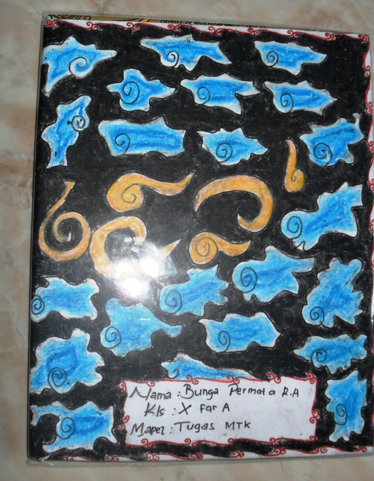  Sampul Buku Lukis Motif Batik 