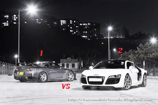 Nissan GT-R vs Audi R8