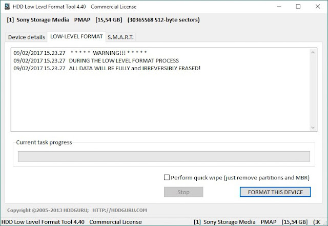 Perbaiki Kapasitas FlashDisk Berkurang, Restore FlashDisk Capacity