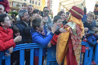 Recibimiento a los Reyes Magos en Barakaldo