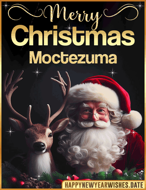 Merry Christmas gif Moctezuma