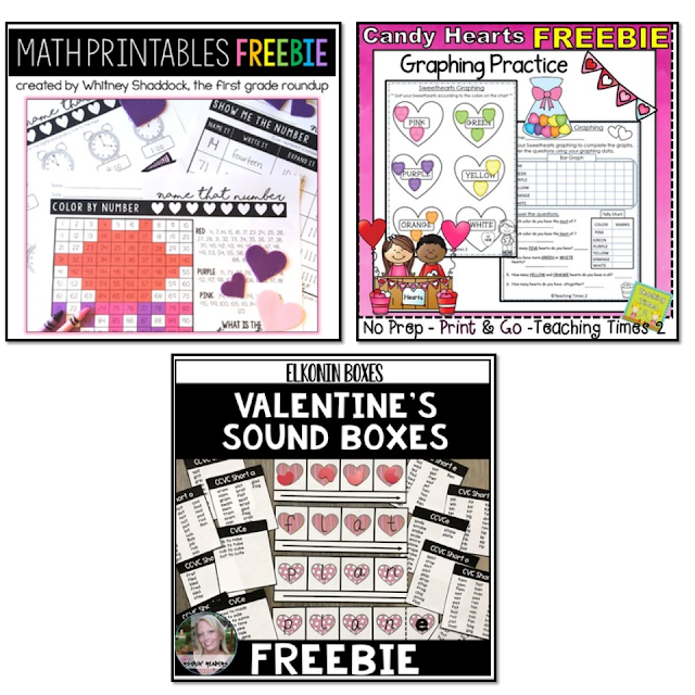 Valentine's Day math worksheets