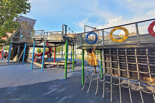 Best playground in Brussels - Plaine de Jeux Parc Bonnevie | Parc Bonnevie Playground