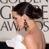 kate beckinsale hair updo