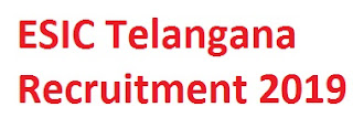 ESIC Telangana Recruitment 2019-www.esic.nic.in/recruitments 133 Stenographer, UDC Jobs Download Online Application Form