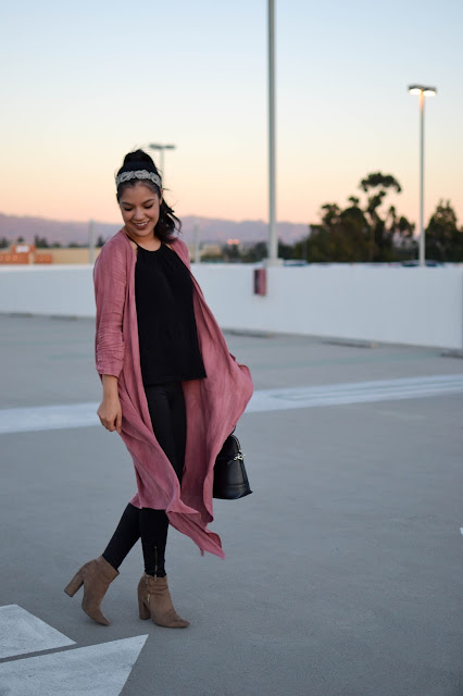 Gozon High-Low Duster Cardigan