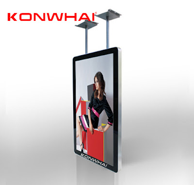 KONWHAI-double-sided hanging screen advertising machine