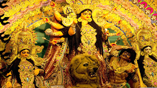 10 Lines on Durga Puja In Hindi, Few Lines on Durga Puja In Hindi