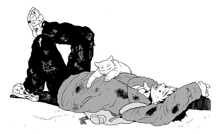 Walking Cat manga - Tomo Kitaoka