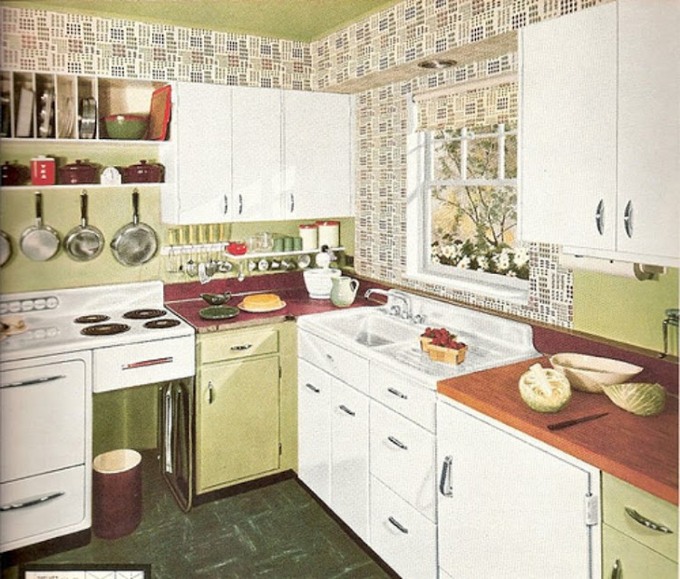 Retro Kitchen Design Idea
