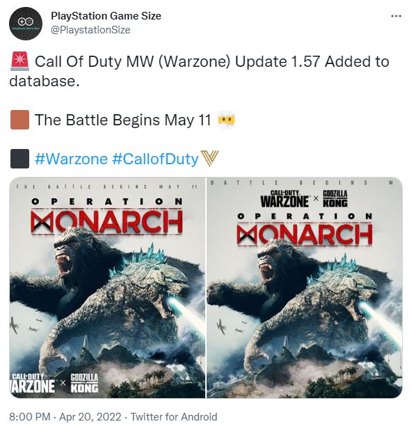 Call of Duty Warzone Operation Monarch