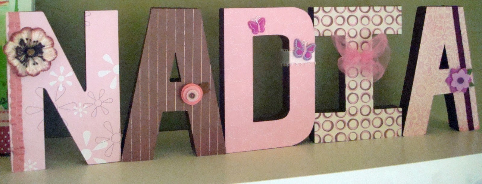 Childrens Wall Art Letters