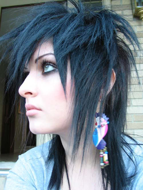 punk girl hairstyle. punk girl hairstyle.
