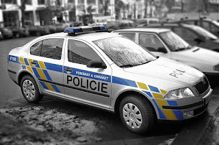 skoda police car