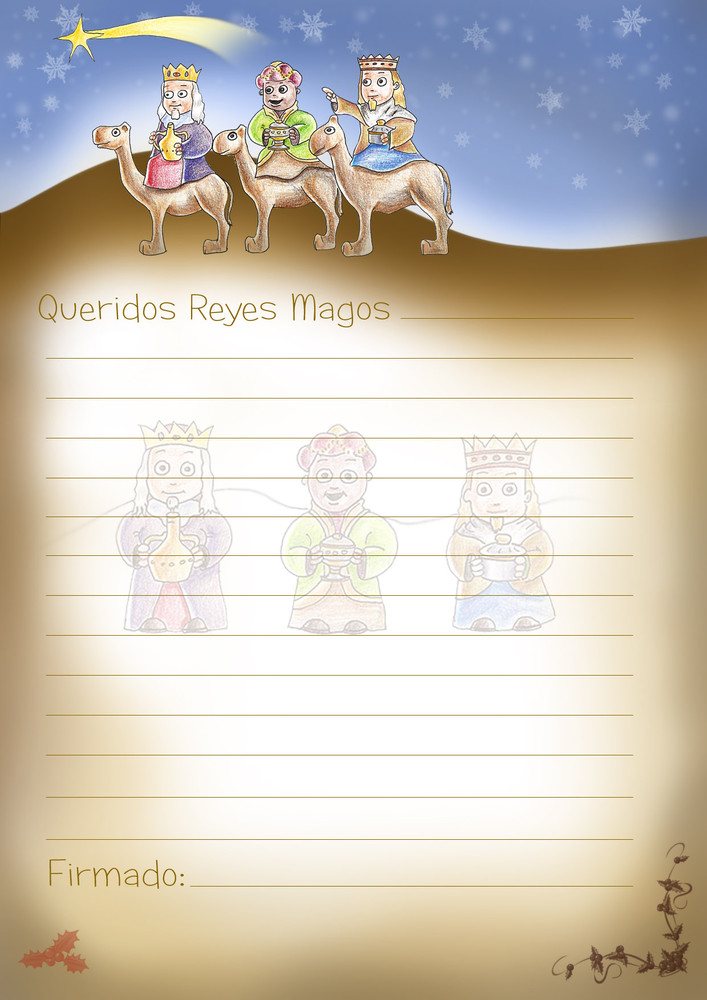 Con mis chicos en el mundo Carta a los Reyes Magos!