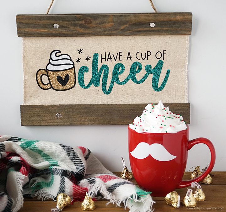 Cup of Cheer Christmas Sign