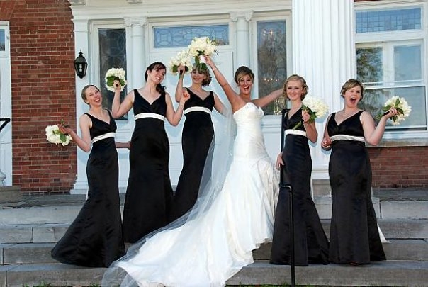  Black  and White  Bridesmaid  Dress  Designs Ideas Wedding  Dress 
