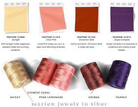 2020 Pantone Spring/Summer Fashion Colors Compared with C-Lon Bead Cord Colors