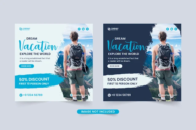Travel business promotion template free download