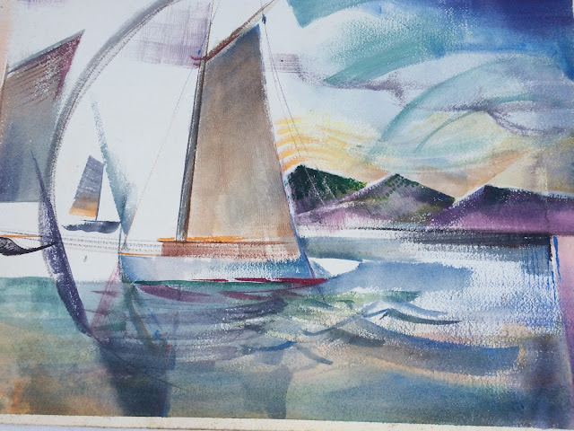 Maine Artist Francis Quirk,  Maritime Painting