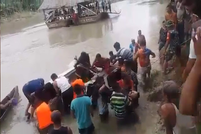 Mobil Jatuh di Sungai Wampu, Dua Korban Belum Ditemukan