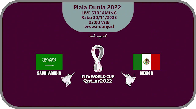 Live streaming Saudi Arabia Vs Mexico