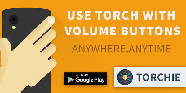 TORCHIE: turn ON/OFF torch on android just by volume button