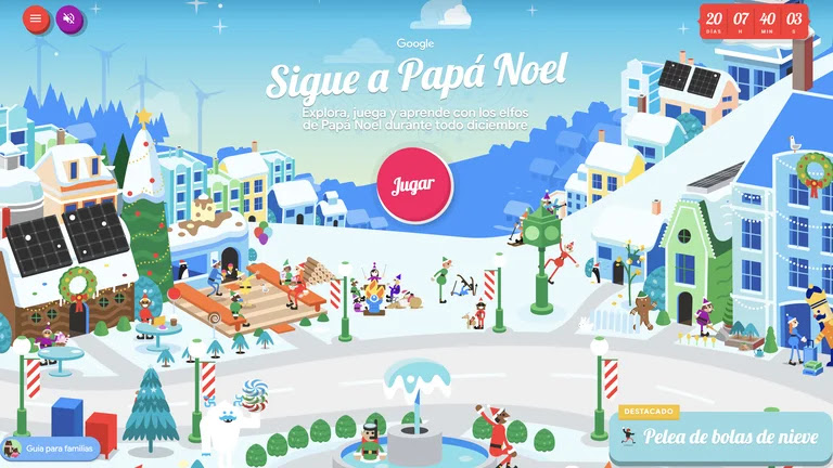 Navidad 2022: Así se puede seguir el viaje de Papa Noel en tiempo real con Santa Tracker de Google