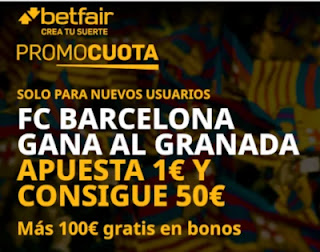 betfair promocuota Barcelona gana Granada 3 febrero 2021