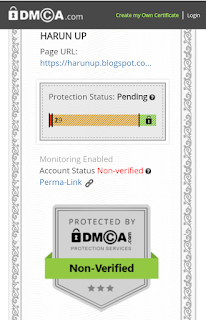 Cara Daftar Dan Memasang DCMA Di Blogger Dengan Mudah