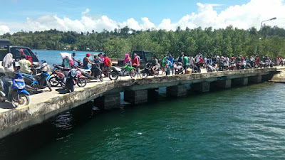 Pondasi dan Bibir Dermaga Siberut Selatan Banyak Rusak