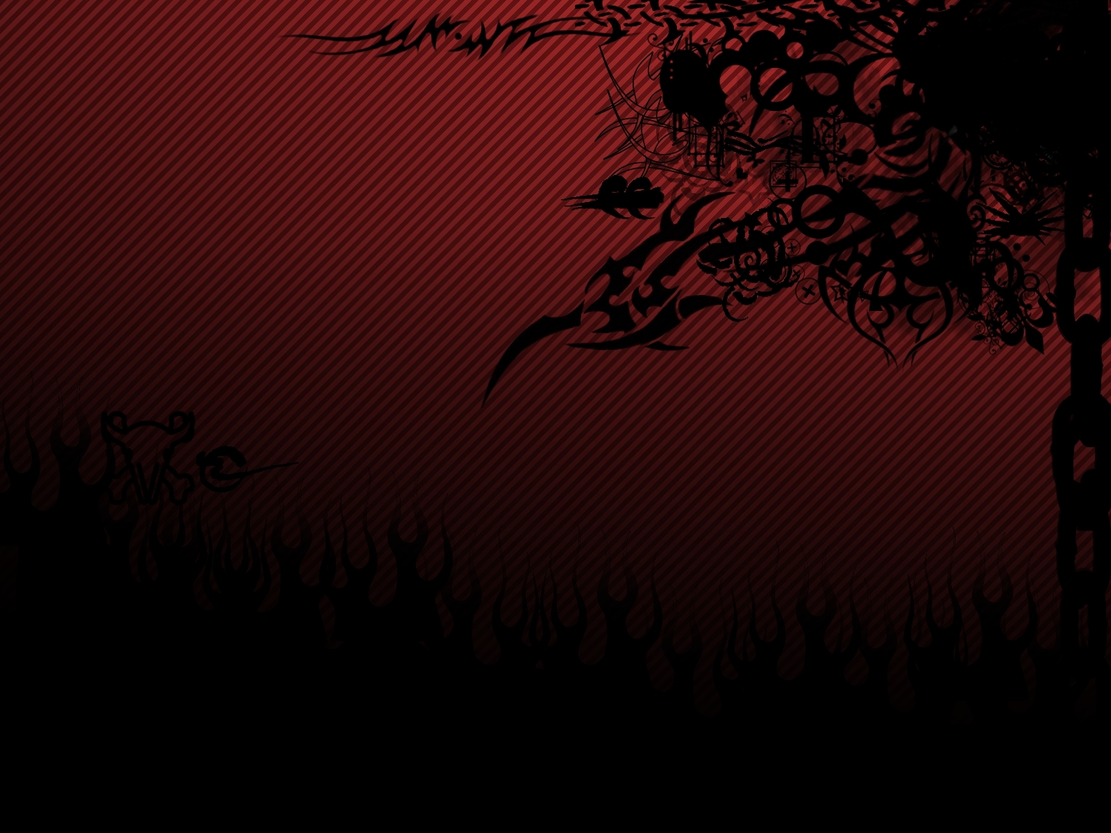 cool black and red background