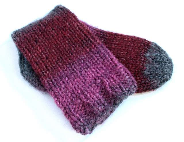 Hand Knit Socks, Knitting, Tivoli Haven Yarn, Chunky Slouch Socks