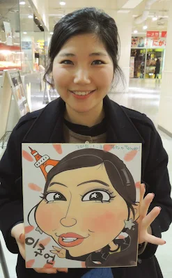 東京タワー　似顔絵　田畑伴和
