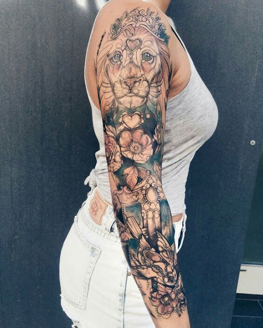 50 tatuagens de braço fechado para inspirar vocês!