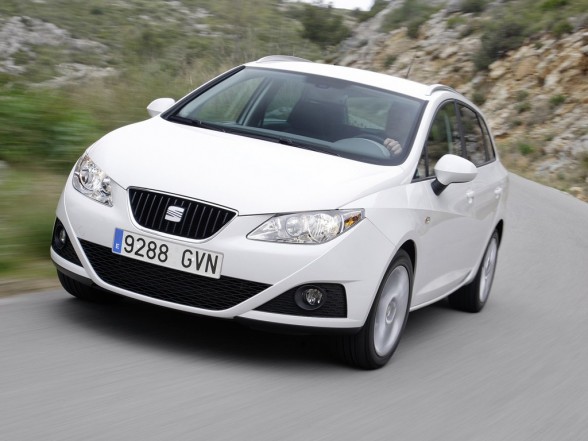 Seat Ibiza Style 2011 Worn front end features SEAT