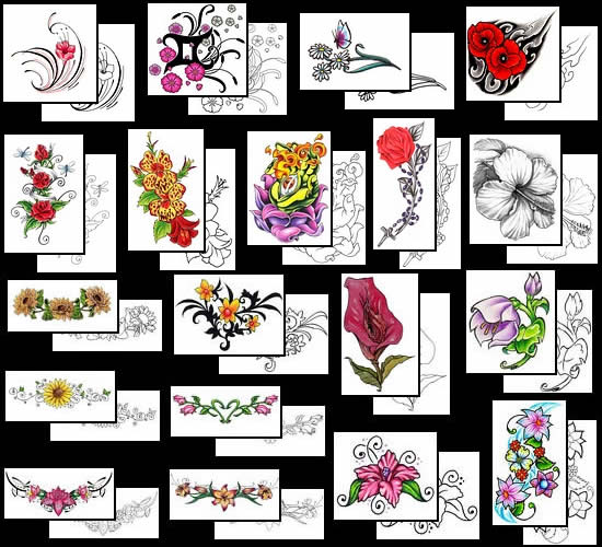 That's what makes flowers great for tattoo designs - they convey a message.