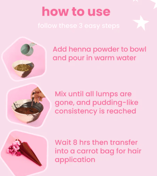 How to use henna powder